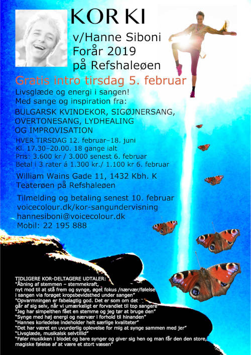 Livsglæde og energi i sangen. Bulgarsk kvindekor, sigøjnersang, overtonesang, lydhealing og improvisation
